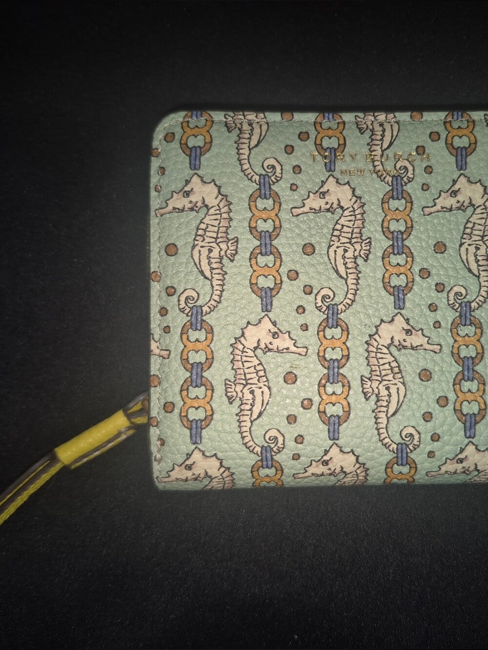 Tory Burch Seahorse Bi-Fold Wallet - Picture 2 of 8